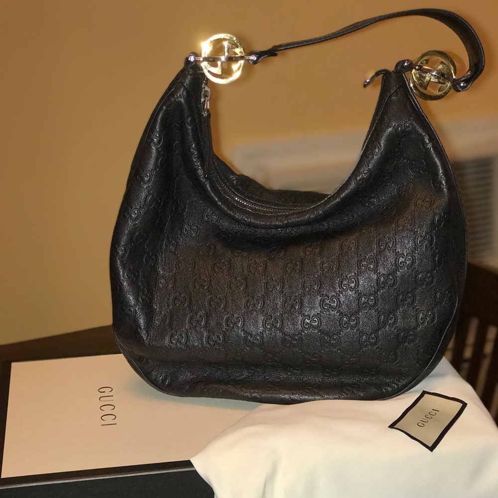 Gucci Guccissima Hobo Bag